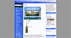 Desktop Screenshot of faucetpartsplus.com