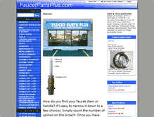 Tablet Screenshot of faucetpartsplus.com